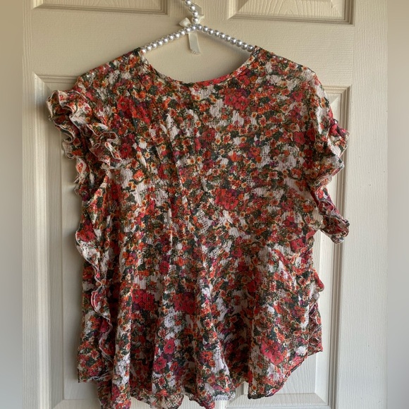 Isabel Marant etoile silk floral summer blouse - Picture 9 of 11